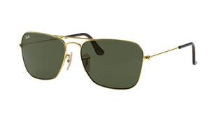 lot 55072 image: Ray-Ban RB3136 CARAVAN Square Shaped Sunglasses for Men &amp Women&nbsp