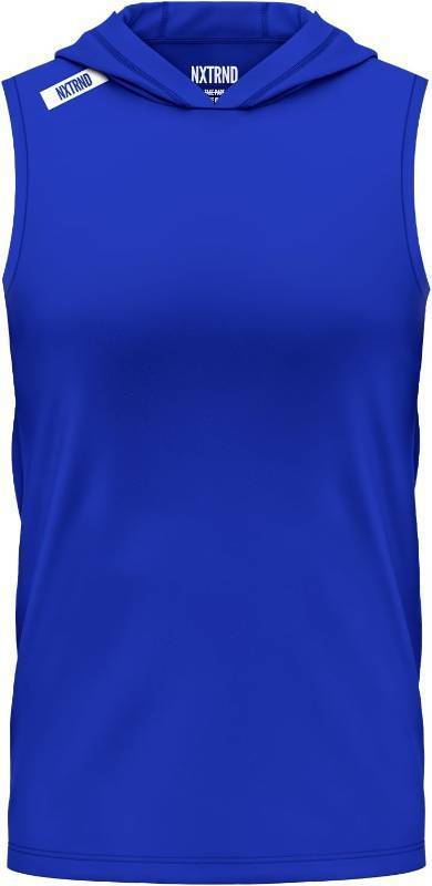 lot 12410 image: Nxtrnd Team Mens Lightweight Sleeveless Hoodie, Relaxed Fit, Polyester Blend SIZE S, Color Black
