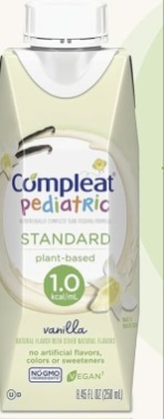 lot 13189 image: COMPLEAT PEDIATRIC STANDARD PLANT BASED 1.0 - 12 Bottles