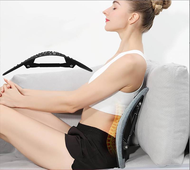 lot 13200 image: Back Massager-Back Stretcher for Relieving Back Pain, Adjustable Back Massage Board, Used for Spinal Decompression and Back clamp Pain Relief Device, Suitable for Home and Office use.