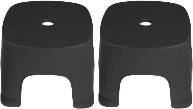lot 13201 image: Kichvoe Shoe Changing Stool Lightweight Plastic Toddler Step Stool with Non-Slip Surface 6.3X7.7X6.3 Inches Compact Foot Step for Bathroom Toilet Potty Training