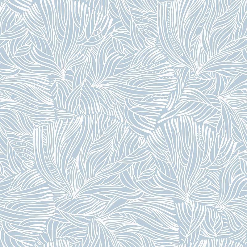 lot 13256 image: Heroad Boho Peel and Stick Wallpaper Blue Floral Contact Paper Modern Removable Self-Adhesive Wallpaper for Bedroom Living Room Cabinets Decoration Thicken Vinyl Roll Renter Friendly 17.3x78.7