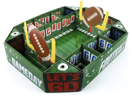 lot 13296 image: JOYIN 1 Pcs Football Snack Trays, Large Stadium Shaped Serving Tray for Football Party Supplies, Sport Snack Plates for Parties Table decoration, Paper Platter for Sport Celebration Table Favor