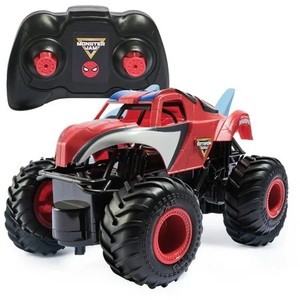 lot 111 image: Monster Jam, Marvel The Amazing Spider-Man RC Monster Truck, 124 Scale