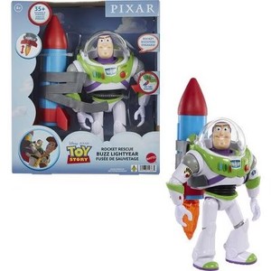 lot 178 image: Mattel - Mattel - Pixar Toy Story Buzz Lightyear 10-in Action Figure Toy with Rocket & Sounds