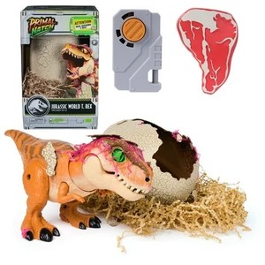 lot 180 image: Jurassic World Primal Hatch T-Rex, Interactive Dinosaur Toy for Kids Ages 5 and up
