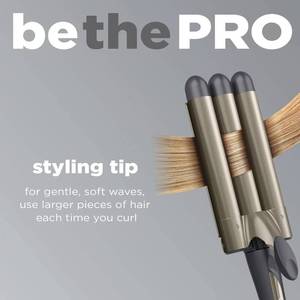 lot 198 image: Conair InfinitPro Triple Barrel Waver