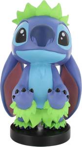 lot 215 image: Exquisite Gaming Stitch Phone Holder & Controller Stand, 8.5 in Hula Figure, Disney Licensed