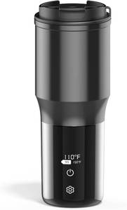 FUTURELAB Smart Mug,Temperature Control Heated, Coffee Mug,15OZ, 15 Hours Battery Life,Self-Heating,Vacuum Insulated Hot Beverage Warmer,LCD Screen,Adjustable Temperature