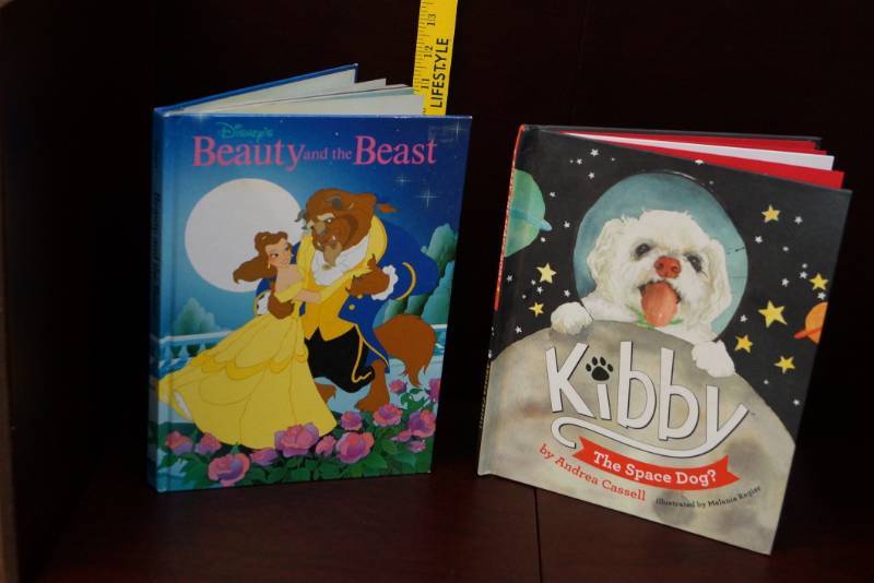 lot 530 image: 2 Hard Cover Childrens Books Kibby The Space Dog & Beauty and the Beast