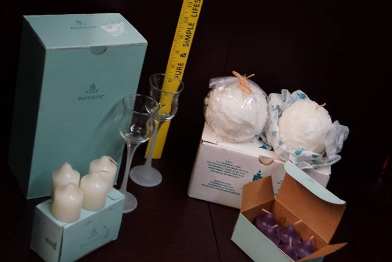 lot 548 image: PartyLite Candle Lot Smells AMAZING