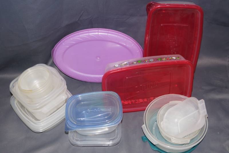 lot 114 image: Holiday Plastic Storage Lot & More