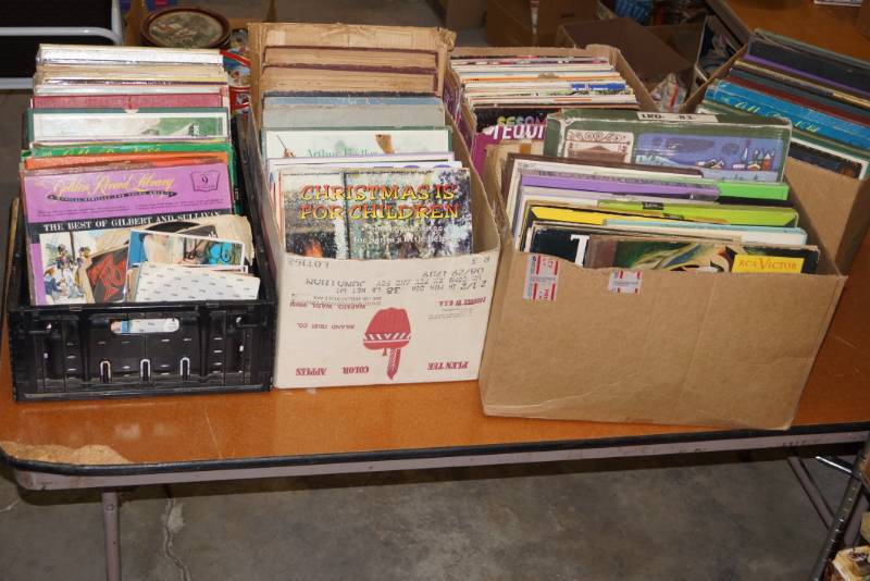 lot 152 image:  Vintage Record Collection, Box Sets & More 5 Large Boxes 
