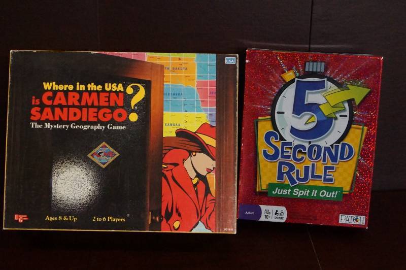 lot 590 image: 2 Games  5 Second Rule & Where in the World is Carmen Sandiego
