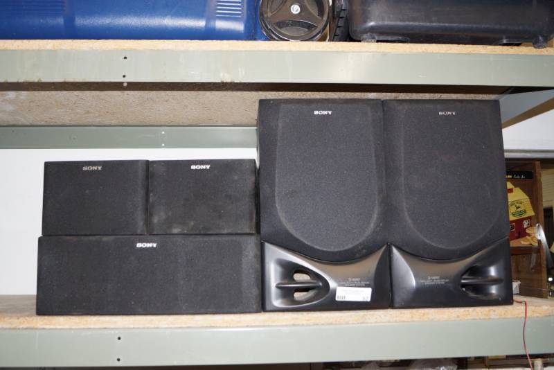 lot 52 image: Set of 5 Sony Surround Sound Speakers