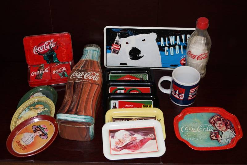 lot 166 image: Coca Cola Coke Swag and Collectible Lot