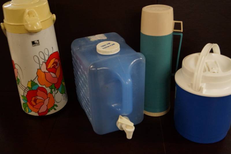 lot 200 image: Thermos Lot- Water Jugs Too