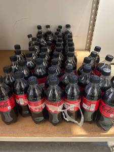 lot 30167 image: 54 Bottles of Coca-Cola Zero Sugar Soda -16.9 fl oz Bottles