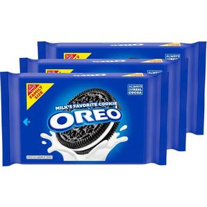 lot 30183 image: OREO Chocolate Sandwich Cookies, Family Size, 3 Packs