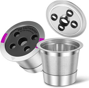 lot 30224 image: Reusable K Cups with Multistream Technology for Keurig K Supreme, K Supreme Plus and K Slim, Refillable Coffee Filters (2packs)