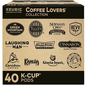 lot 30276 image: Keurig Coffee Lovers Collection Single-Serve K-Cup Coffee Pods Variety Pack, 40 Count