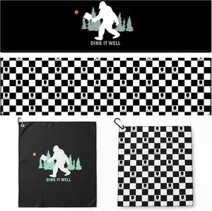 lot 30283 image: Pickleball Towel Set of 4   2 Cooling Ice Towels for Heat Relief & 2 Microfiber Towels with Clip for Sweat Absorption & Quick Dry - Pickleball Accessories, Pickle Ball Gifts