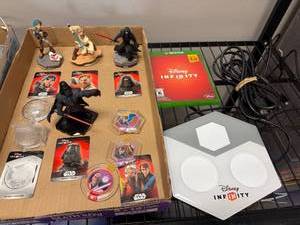 lot 802 image: Xbox One Disney Infinity game with accessories