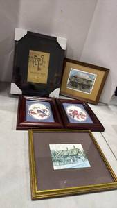 lot 1106 image: Framed wall decor with Shadow Box Display