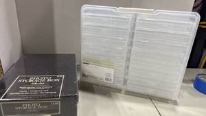 lot 1108 image: Photo Storage Box and large photo and craft keeper&nbsp