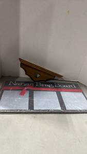 lot 1111 image: Nanas Brag Board with Wooden Shelf