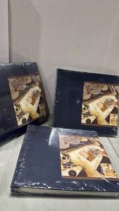 lot 1113 image: 3 Bonded Leather Memory Album - 100 Pages