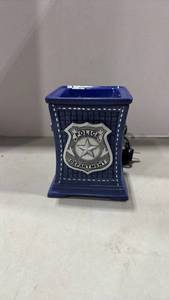 lot 1241 image: Scentsy Police Department Electric Wax Warmer