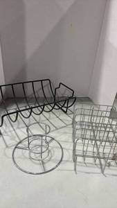 lot 1248 image: Metal Wire organizers