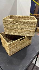lot 1429 image: 2 baskets 8x16x11.5