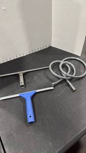 lot 1432 image: Squeegees and stainless steel shower cord