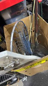 lot 1471 image: Fishing poles, net and more