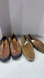 lot 1476 image: Mens Leather & Suede Loafer Collection size 11