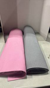 lot 1485 image: Pink and Gray Yoga Mats Set