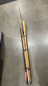 lot 1495 image: Wooden rodshandles and more