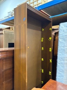 lot 931 image: Wood 6 shelf bookcase84 x 36 x 12 in