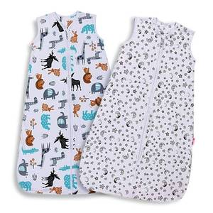 lot 16361 image: Baby Sleep Sack 0.5 Tog - 2 Pack Toddler Sleeping Sack 18-36 Months, Summer Baby Sleeping Bag, Sleeveless Baby Wearable Blanket with Adjustable Length and 2-Way Zipper - Retail $30