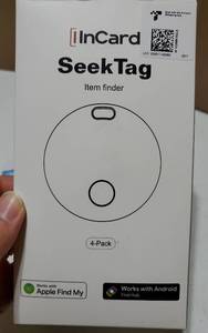 lot 16380 image: InCard SeekTag Item Finder 4-Pack - Retail $25