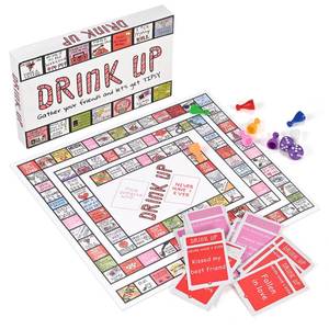 lot 16421 image: Interactive Party Board Game Mat for Adults & Families - Funny, Easy to Play with 2-8 Players. Perfect for Friends Gatherings & Any Occasion (First Edition) - Retail $15