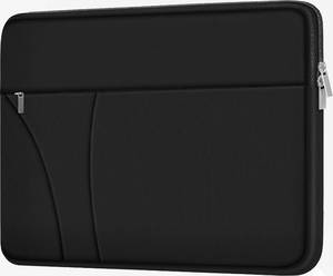 lot 16441 image: Laptop Case 14 inch, Slim Traveling Laptop Sleeve Cover with Zippered Pocket, Shockproof Protective Carrying Briefcase Computer Bag for 14 MacBook AirPro, HP, Dell, Lenovo, Acer, Black - Retail $9