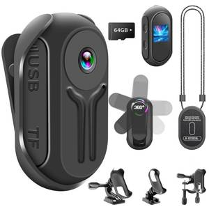 1080P Mini Body Camera with 64GB Card, Sports Action Cameras, Hands-Free Body Cam with Magnetic Back Clip, Mini POV Camera for Cycling Vlogging Travel - Retail: $65
