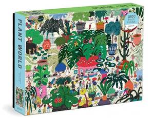 lot 16499 image: 1000 Piece Puzzle Fun and Challenging Activity with Bright and Bold Artwork of Botanica Plant Collection for Adults and Families - Retail $18