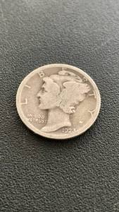 1923 Mercury Silver Dime US Coin 90% silver