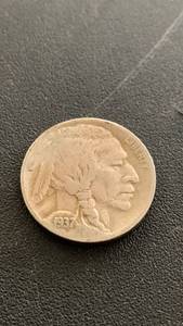 lot 17 image: 1937-S Indian Head Buffalo Nickel US Coin