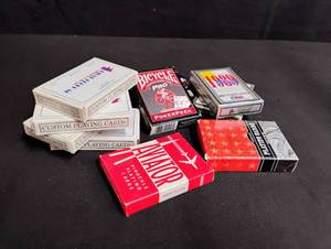 lot 1052 image: Playing Cards Collection - Custom, Bicycle Pro & Aviator Decks