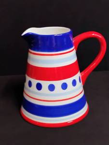 lot 1066 image: Tag Brand Patriotic Ceramic Pitcher